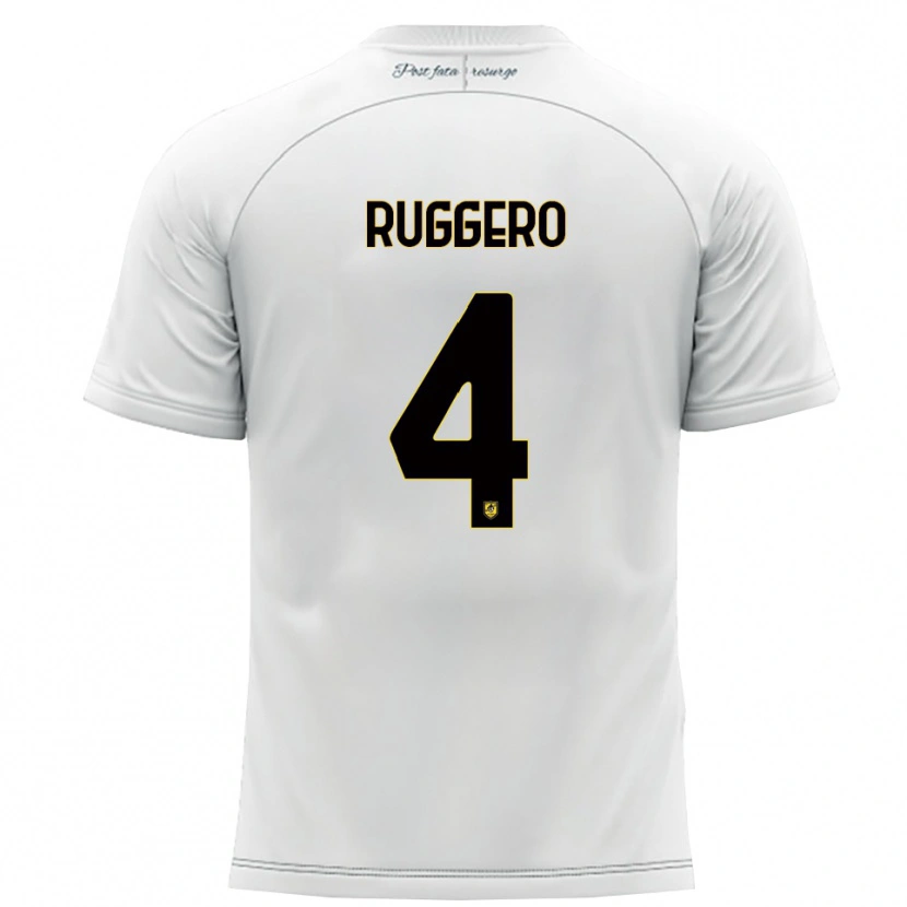 Danxen Damen Marco Ruggero #4 Weiß Gelb Auswärtstrikot Trikot 2025/26 T-Shirt Österreich
