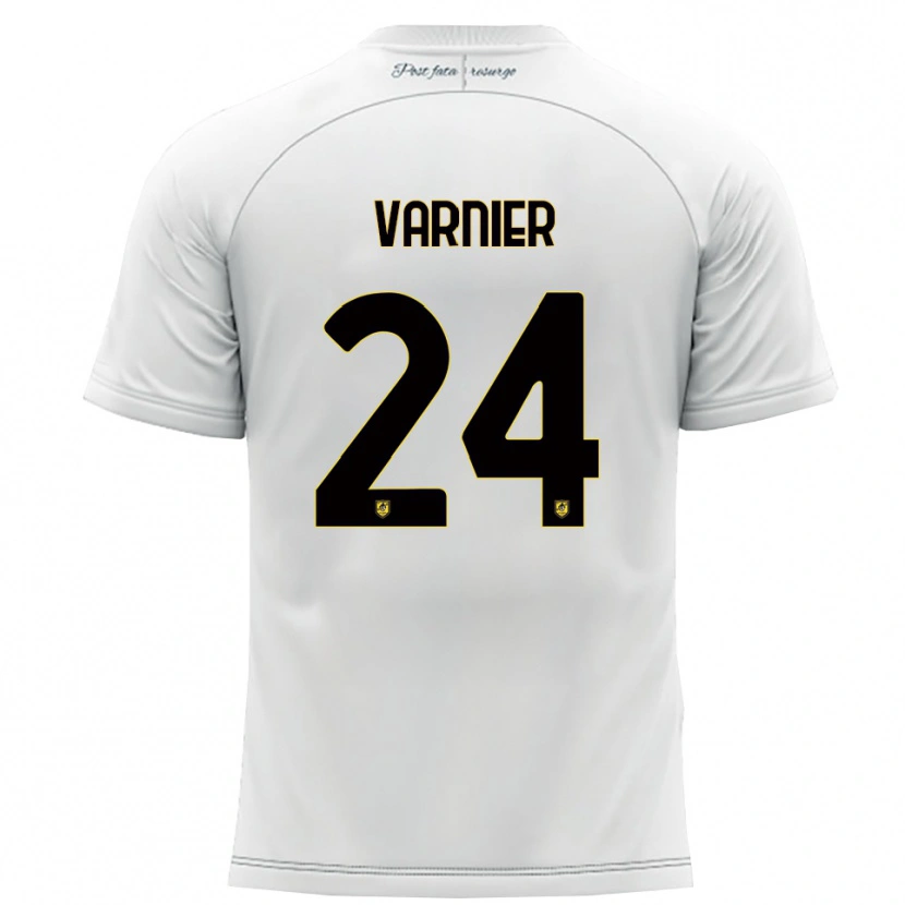 Danxen Damen Marco Varnier #24 Weiß Gelb Auswärtstrikot Trikot 2025/26 T-Shirt Österreich