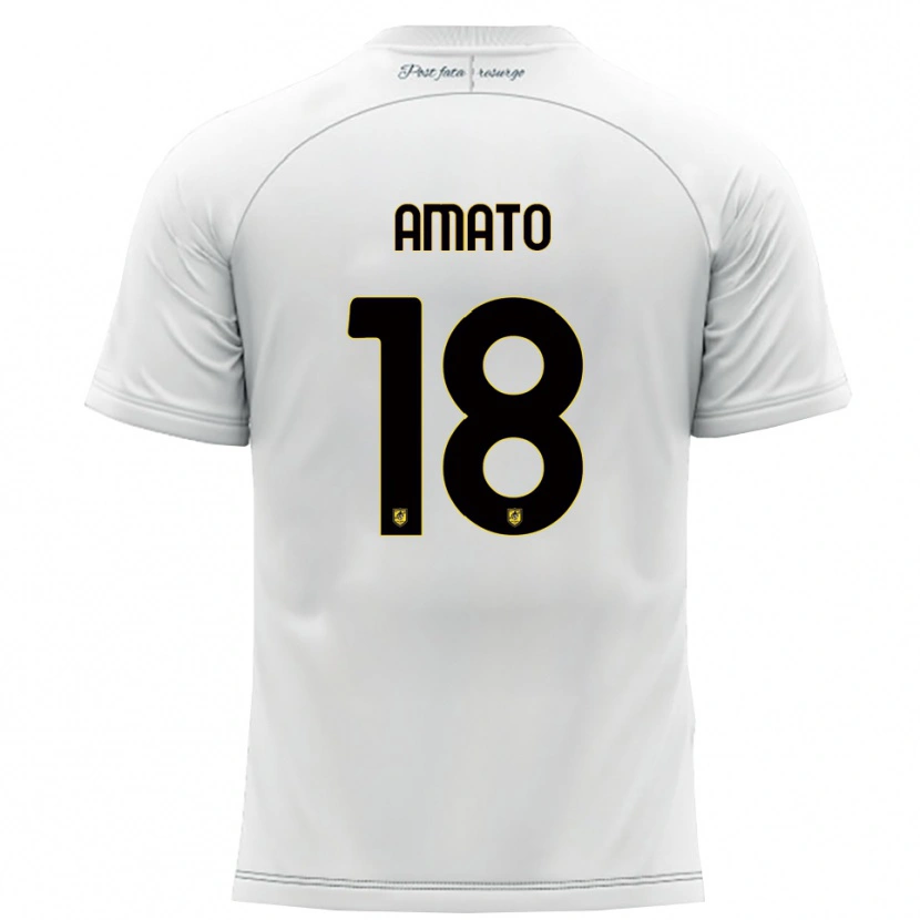 Danxen Damen Pasquale Amato #18 Weiß Gelb Auswärtstrikot Trikot 2025/26 T-Shirt Österreich