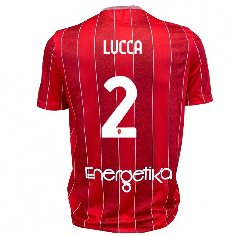 Danxen Damen Gabriele Lucca #2 Rot Weiß Auswärtstrikot Trikot 2025/26 T-Shirt Österreich