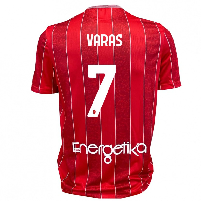 Danxen Damen Kevin Varas #7 Rot Weiß Auswärtstrikot Trikot 2025/26 T-Shirt Österreich