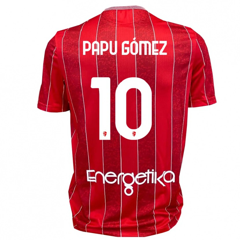 Danxen Damen Papu Gómez #10 Rot Weiß Auswärtstrikot Trikot 2025/26 T-Shirt Österreich