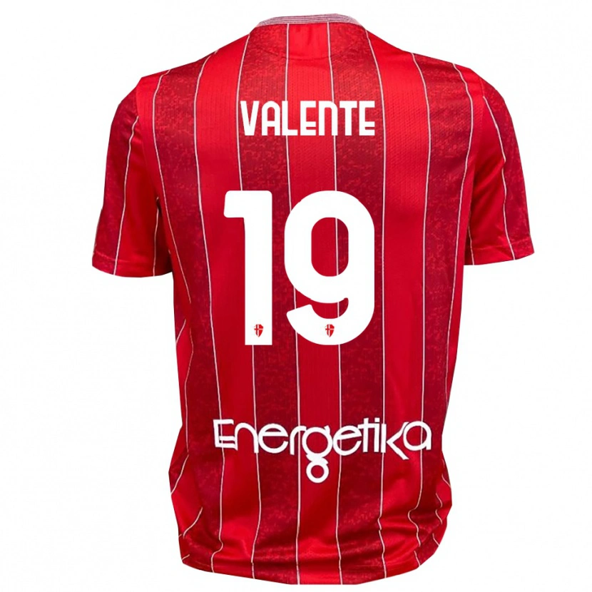 Danxen Damen Nicola Valente #19 Rot Weiß Auswärtstrikot Trikot 2025/26 T-Shirt Österreich