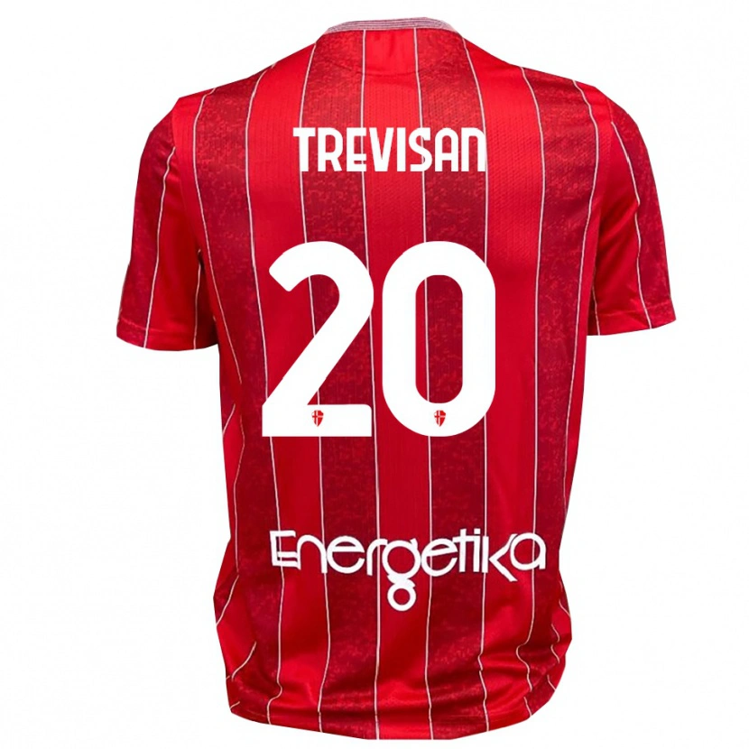Danxen Damen Francesco Trevisan #20 Rot Weiß Auswärtstrikot Trikot 2025/26 T-Shirt Österreich