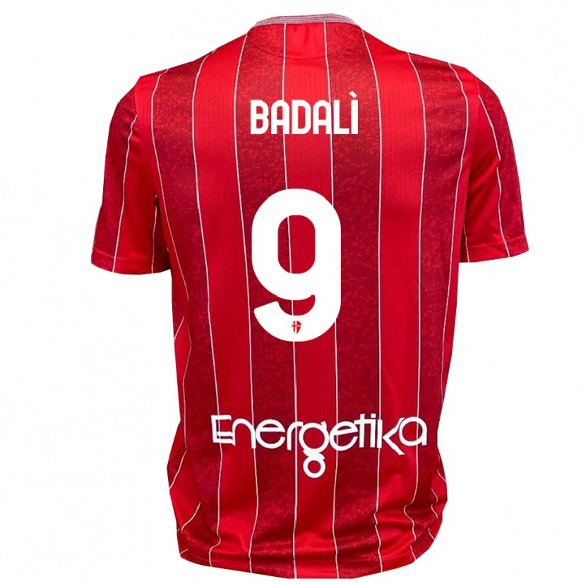 Danxen Damen Ignazio Badalì #9 Rot Weiß Auswärtstrikot Trikot 2025/26 T-Shirt Österreich