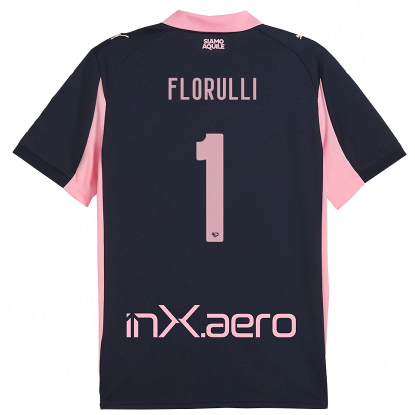 Danxen Damen Gerlando Florulli #1 Marineblau Pink Auswärtstrikot Trikot 2025/26 T-Shirt Österreich
