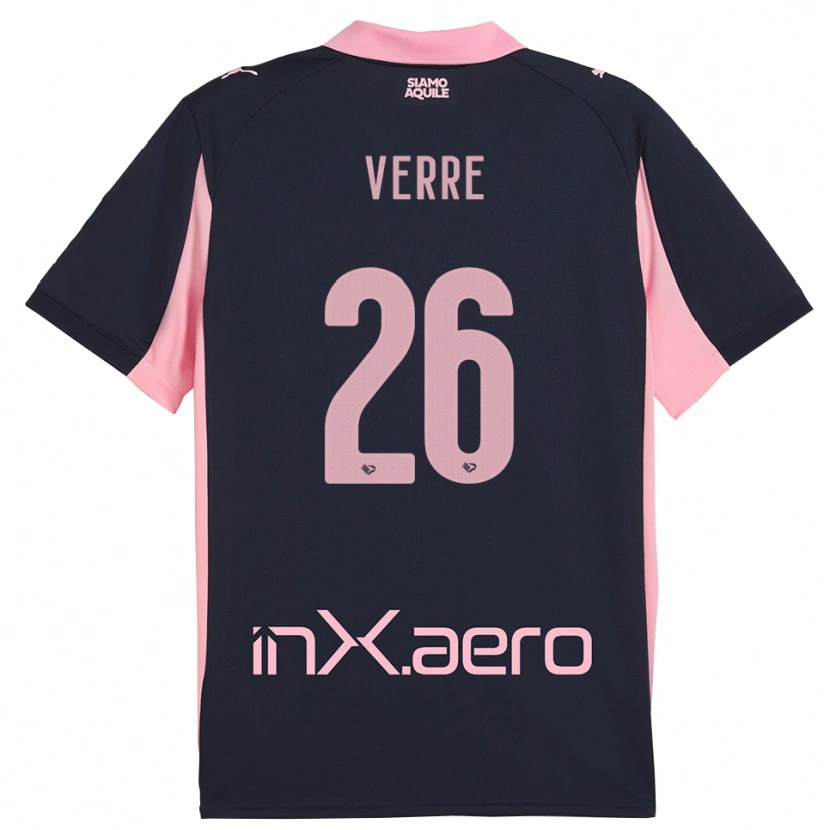 Danxen Damen Valerio Verre #26 Marineblau Pink Auswärtstrikot Trikot 2025/26 T-Shirt Österreich