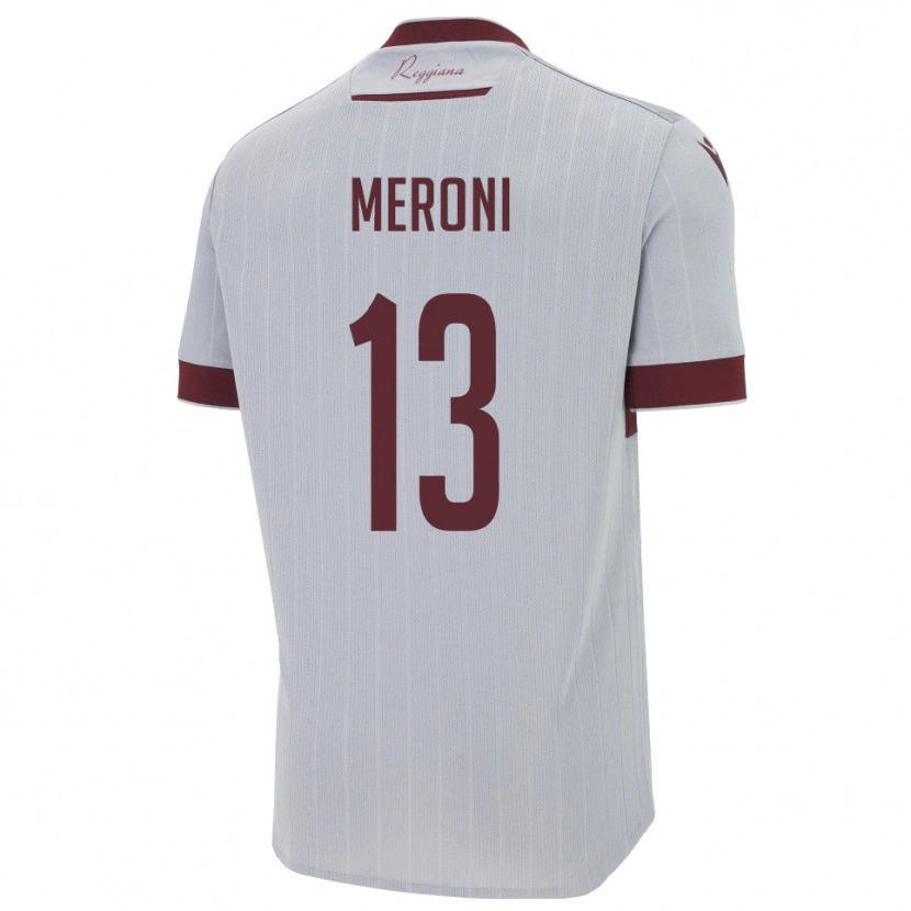 Danxen Damen Andrea Meroni #13 Burgund Weiß Auswärtstrikot Trikot 2025/26 T-Shirt Österreich