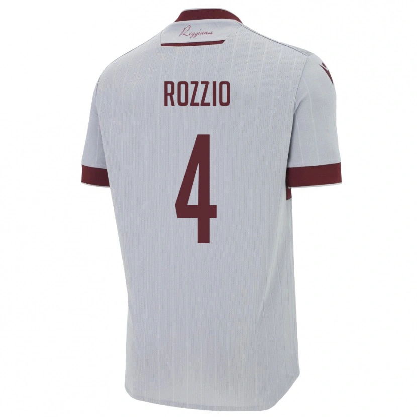 Danxen Damen Paolo Rozzio #4 Burgund Weiß Auswärtstrikot Trikot 2025/26 T-Shirt Österreich