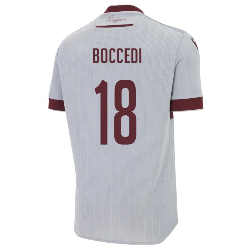 Danxen Damen Alessandro Boccedi #18 Burgund Weiß Auswärtstrikot Trikot 2025/26 T-Shirt Österreich