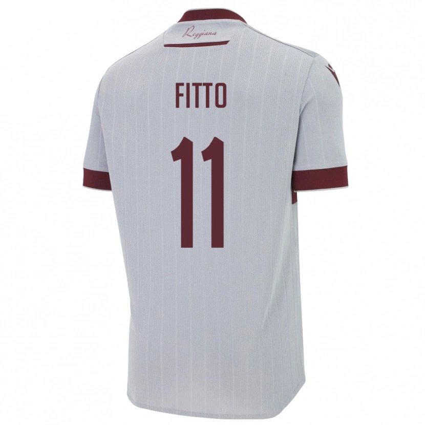 Danxen Damen Gabriele Fitto #11 Burgund Weiß Auswärtstrikot Trikot 2025/26 T-Shirt Österreich