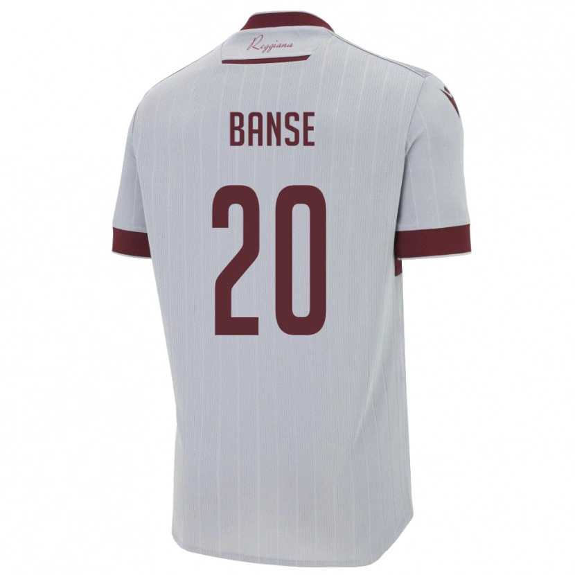 Danxen Damen Ousmane Banse #20 Burgund Weiß Auswärtstrikot Trikot 2025/26 T-Shirt Österreich