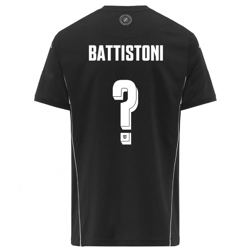 Danxen Damen Gabriele Battistoni #0 Schwarz Weiß Auswärtstrikot Trikot 2025/26 T-Shirt Österreich