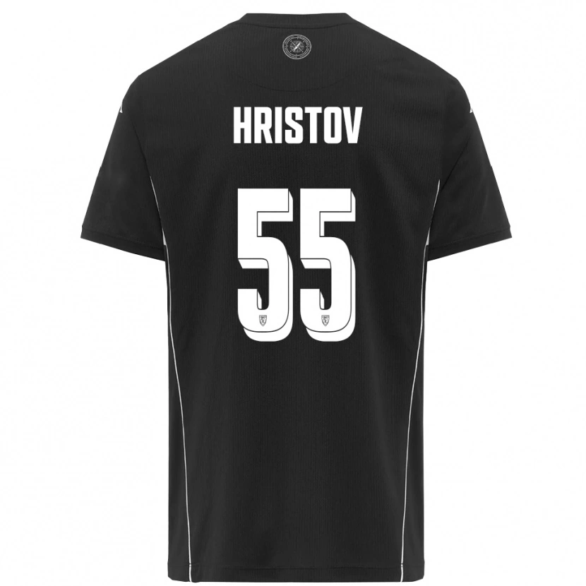 Danxen Damen Petko Hristov #55 Schwarz Weiß Auswärtstrikot Trikot 2025/26 T-Shirt Österreich
