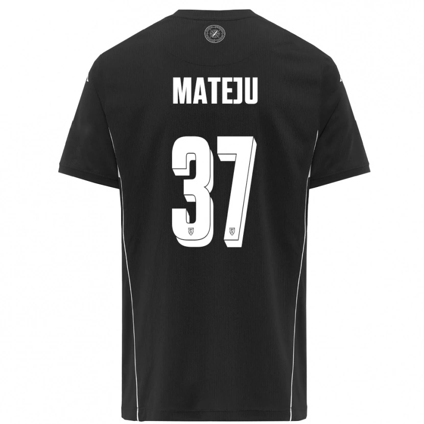 Danxen Damen Ales Mateju #37 Schwarz Weiß Auswärtstrikot Trikot 2025/26 T-Shirt Österreich