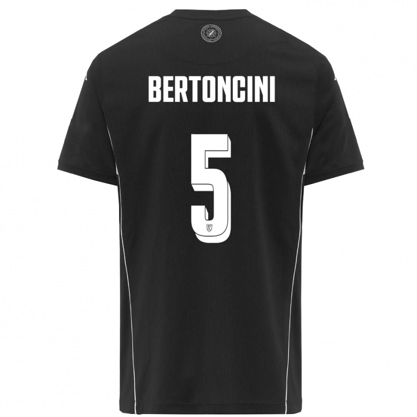 Danxen Damen Andrea Bertoncini #5 Schwarz Weiß Auswärtstrikot Trikot 2025/26 T-Shirt Österreich