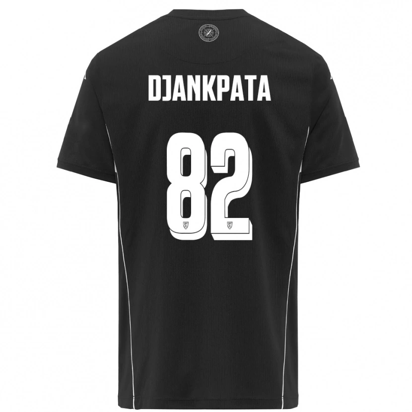 Danxen Damen Halid Djankpata #82 Schwarz Weiß Auswärtstrikot Trikot 2025/26 T-Shirt Österreich