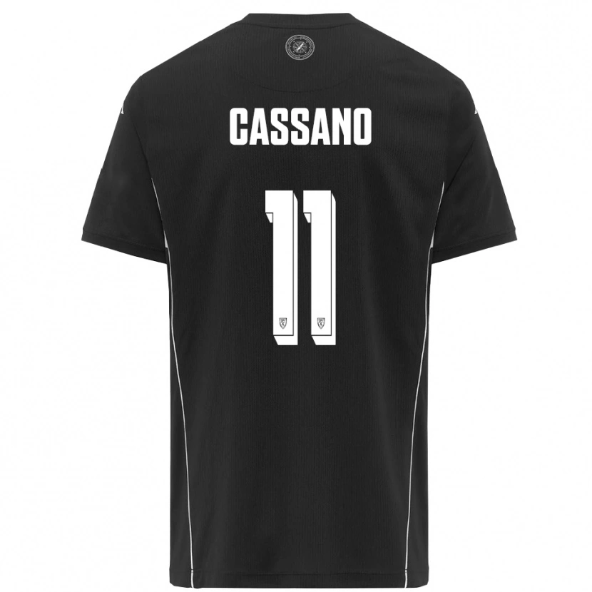 Danxen Damen Armando Cassano #11 Schwarz Weiß Auswärtstrikot Trikot 2025/26 T-Shirt Österreich