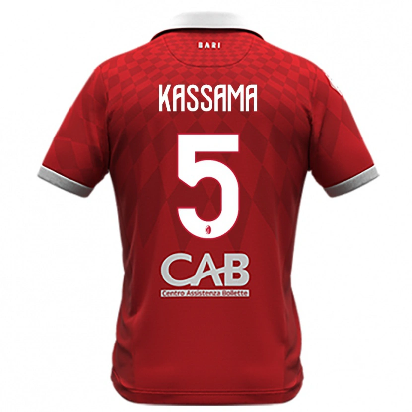 Danxen Damen Sheriff Kassama #5 Rot Weiß Auswärtstrikot Trikot 2025/26 T-Shirt Österreich