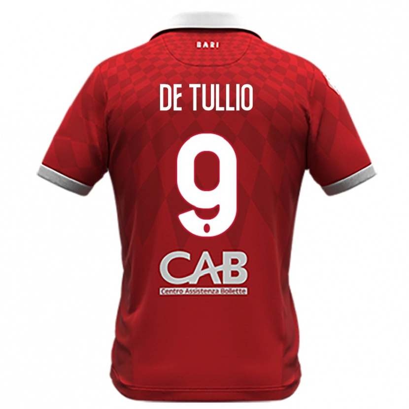 Danxen Damen Domenico De Tullio #9 Rot Weiß Auswärtstrikot Trikot 2025/26 T-Shirt Österreich