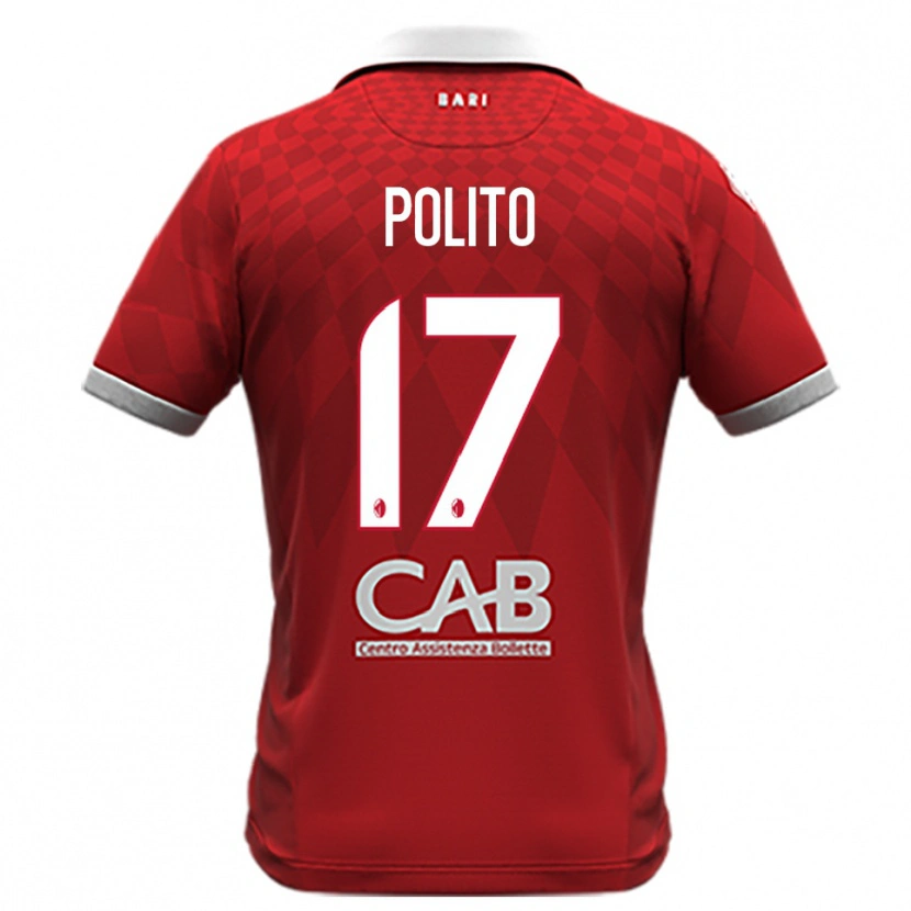 Danxen Damen Fabio Polito #17 Rot Weiß Auswärtstrikot Trikot 2025/26 T-Shirt Österreich