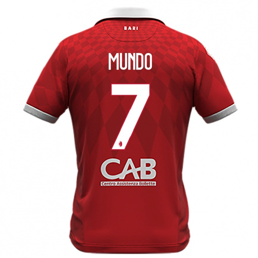 Danxen Damen Nicolò Mundo #7 Rot Weiß Auswärtstrikot Trikot 2025/26 T-Shirt Österreich