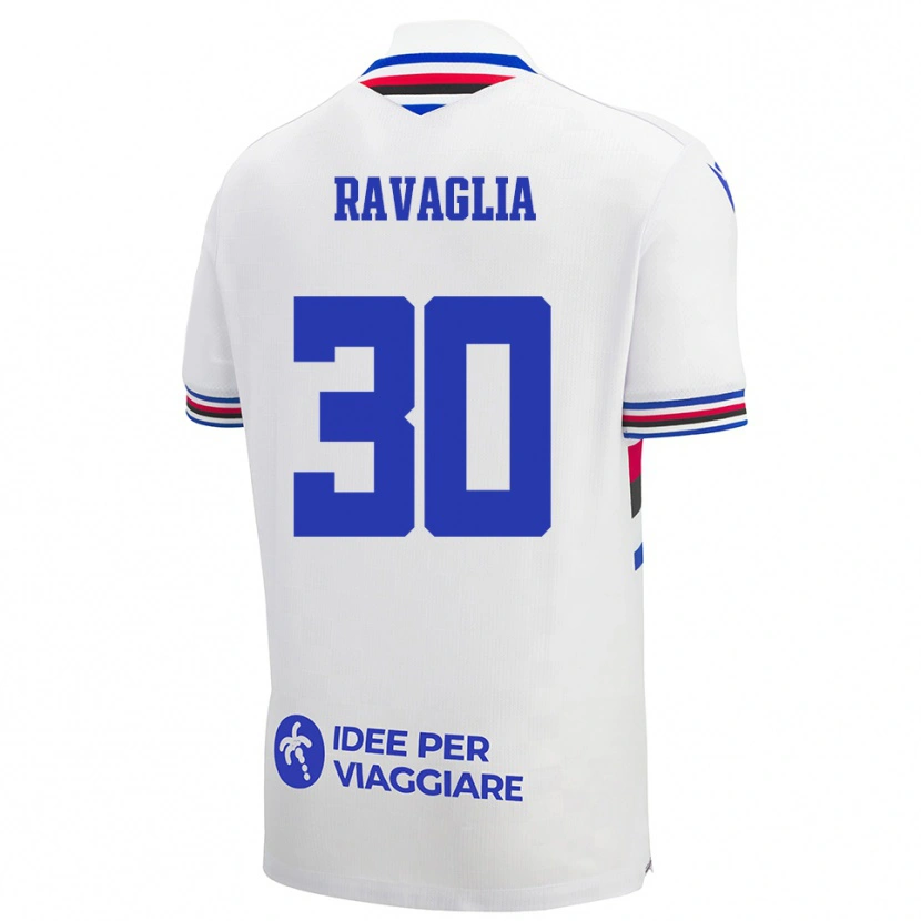 Danxen Damen Nicola Ravaglia #30 Weiß Blau Rot Auswärtstrikot Trikot 2025/26 T-Shirt Österreich