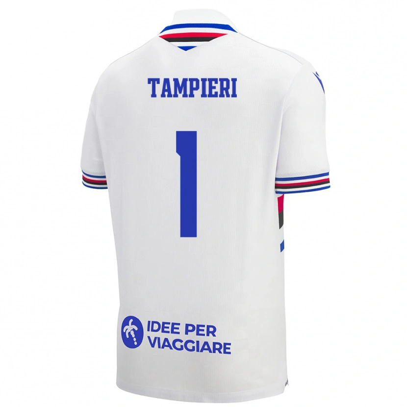 Danxen Damen Amanda Tampieri #1 Weiß Blau Rot Auswärtstrikot Trikot 2025/26 T-Shirt Österreich