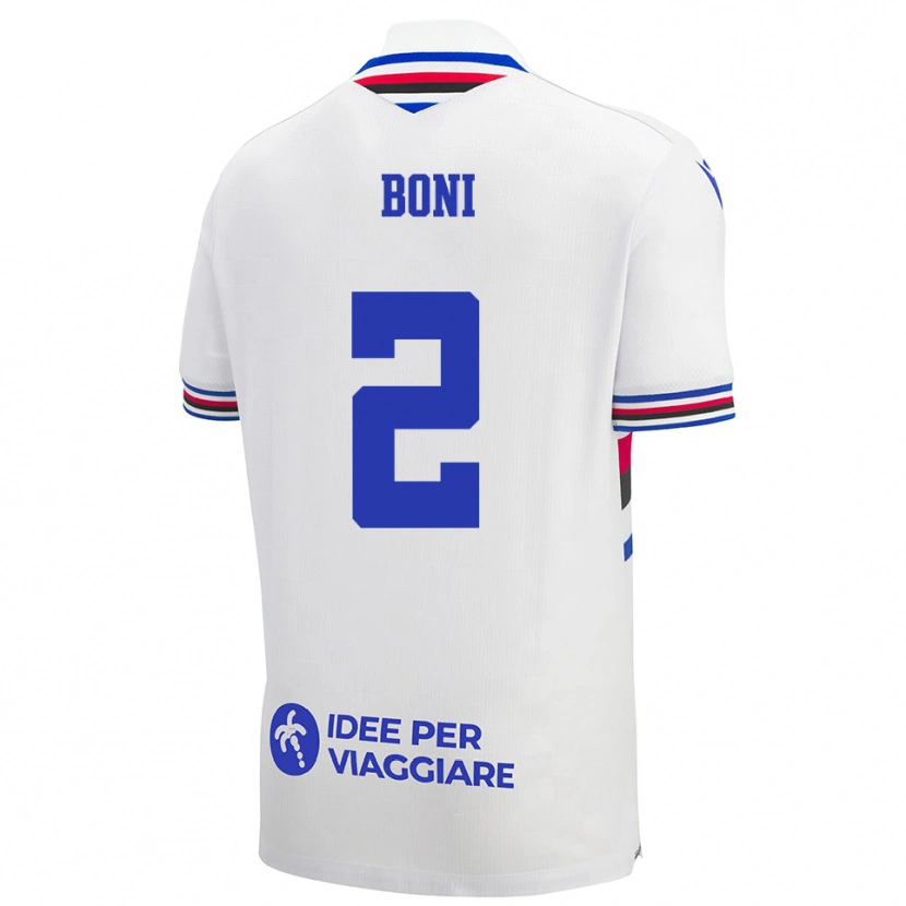 Danxen Damen Dennis Boni #2 Weiß Blau Rot Auswärtstrikot Trikot 2025/26 T-Shirt Österreich