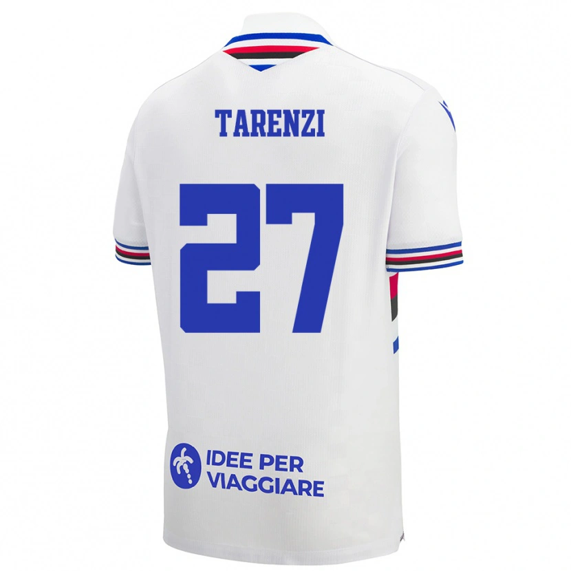 Danxen Damen Stefania Tarenzi #27 Weiß Blau Rot Auswärtstrikot Trikot 2025/26 T-Shirt Österreich
