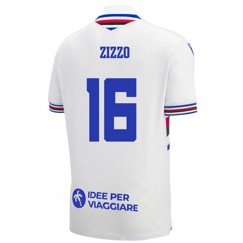 Danxen Damen Vincenzo Zizzo #16 Weiß Blau Rot Auswärtstrikot Trikot 2025/26 T-Shirt Österreich