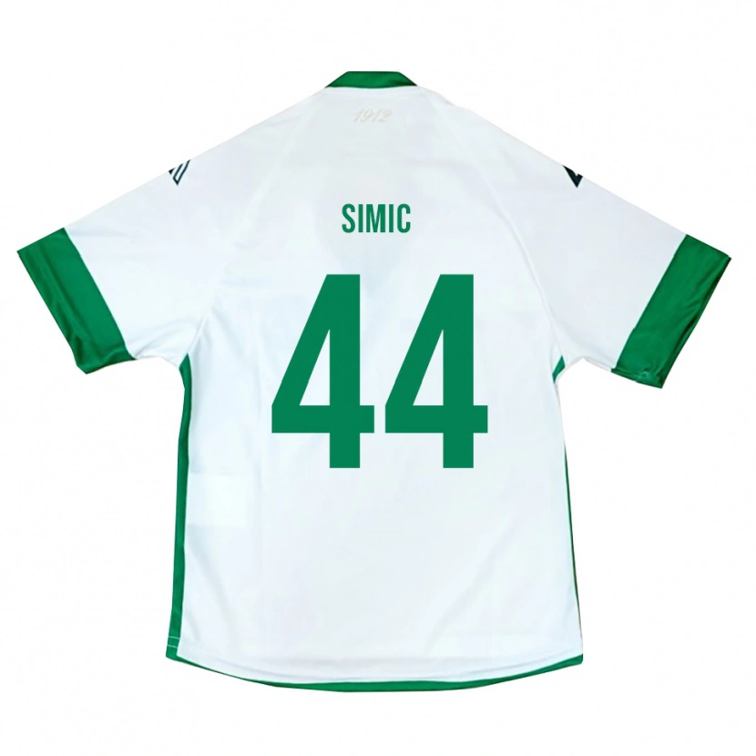 Danxen Damen Lorenco Simic #44 Weiß Grün Blau Auswärtstrikot Trikot 2025/26 T-Shirt Österreich