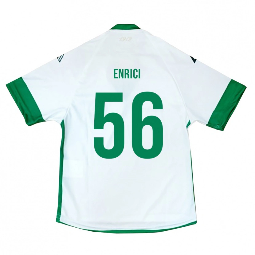 Danxen Damen Patrick Enrici #56 Weiß Grün Blau Auswärtstrikot Trikot 2025/26 T-Shirt Österreich