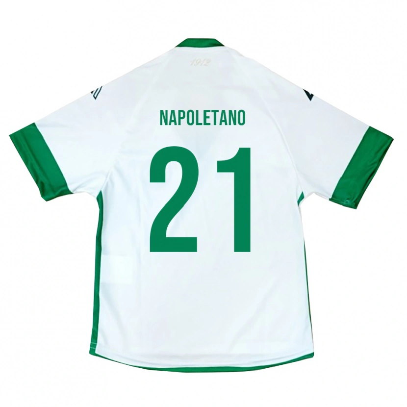 Danxen Damen Jordan Napoletano #21 Weiß Grün Blau Auswärtstrikot Trikot 2025/26 T-Shirt Österreich