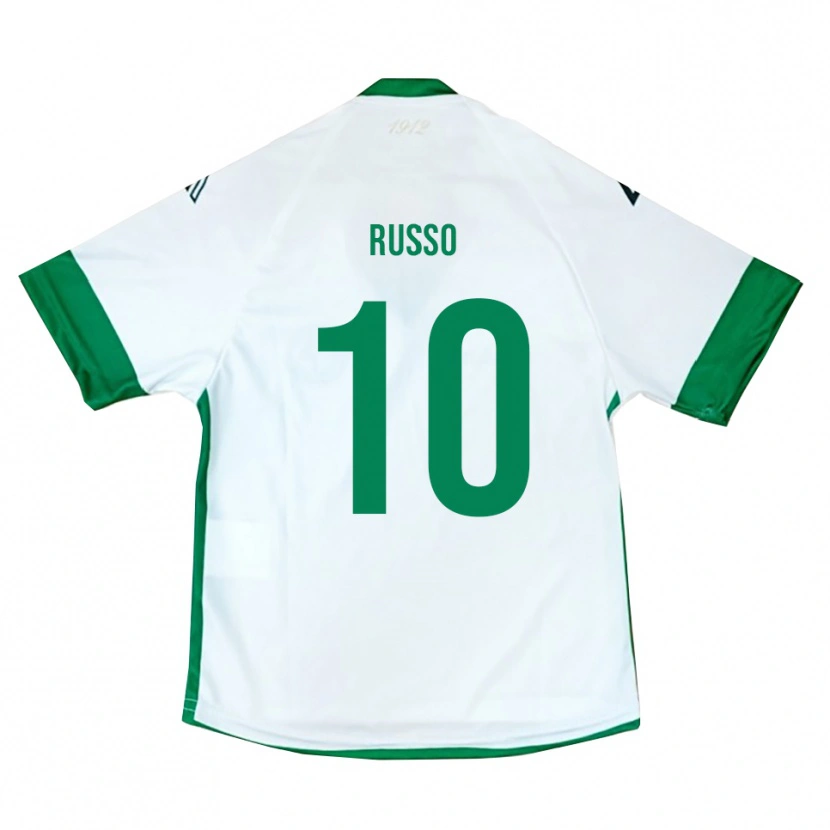 Danxen Damen Raffaele Russo #10 Weiß Grün Blau Auswärtstrikot Trikot 2025/26 T-Shirt Österreich