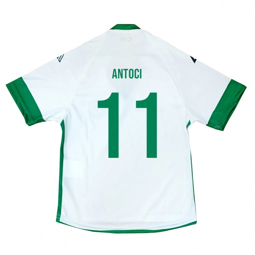 Danxen Damen Matteo Antoci #11 Weiß Grün Blau Auswärtstrikot Trikot 2025/26 T-Shirt Österreich
