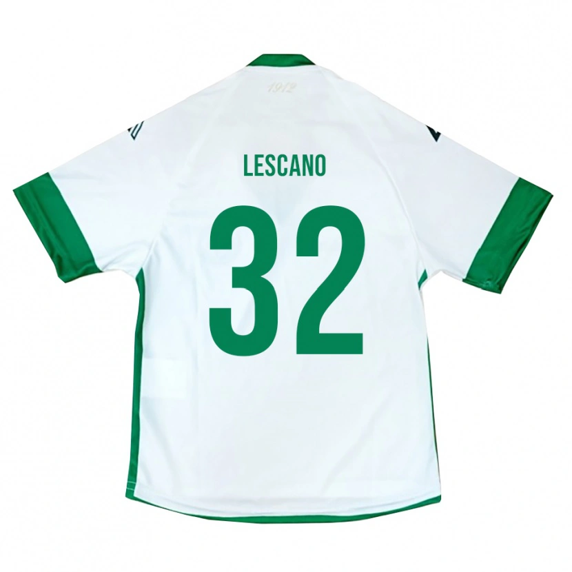 Danxen Damen Facundo Lescano #32 Weiß Grün Blau Auswärtstrikot Trikot 2025/26 T-Shirt Österreich