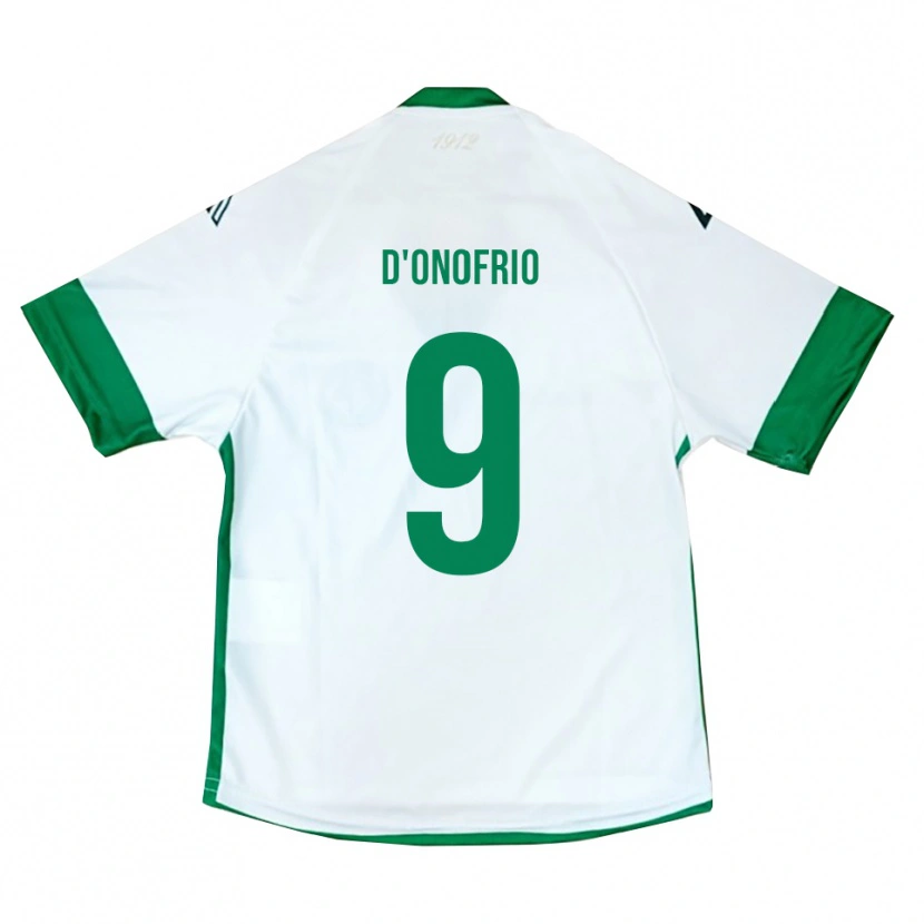 Danxen Damen Saverio D'onofrio #9 Weiß Grün Blau Auswärtstrikot Trikot 2025/26 T-Shirt Österreich