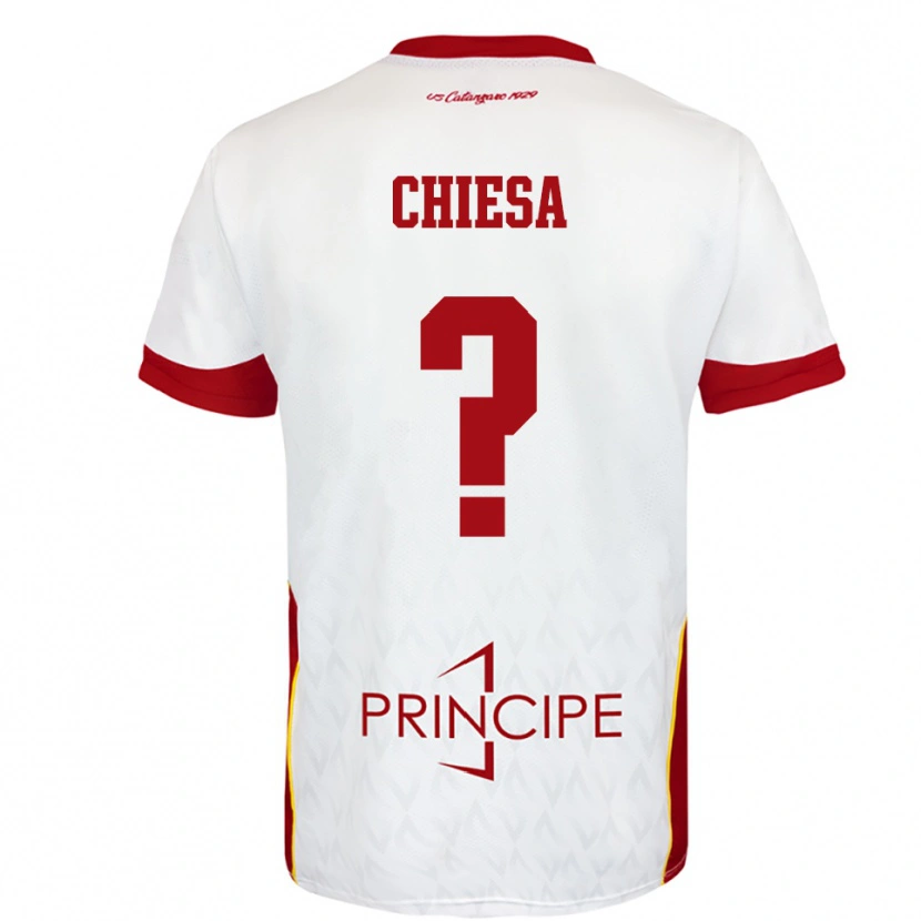 Danxen Damen Riccardo Chiesa #0 Weiß Rot Auswärtstrikot Trikot 2025/26 T-Shirt Österreich