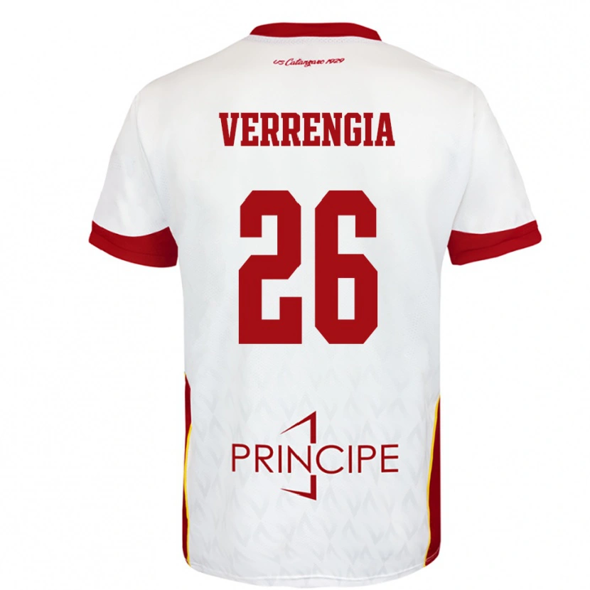 Danxen Damen Bruno Verrengia #26 Weiß Rot Auswärtstrikot Trikot 2025/26 T-Shirt Österreich
