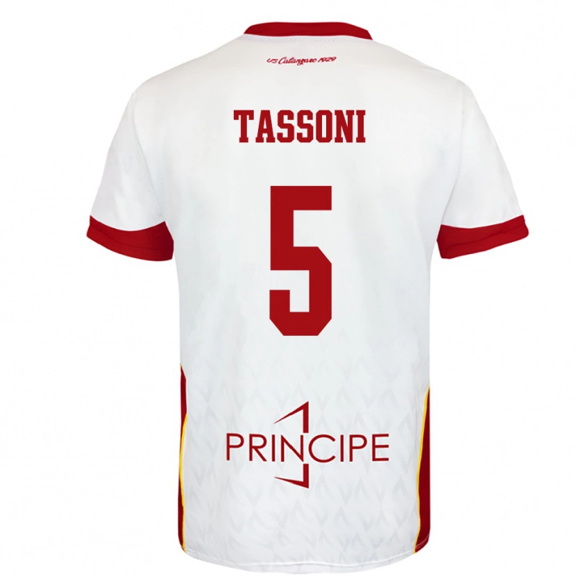Danxen Damen Raul Tassoni #5 Weiß Rot Auswärtstrikot Trikot 2025/26 T-Shirt Österreich