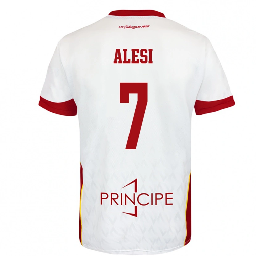 Danxen Damen Gabriele Alesi #7 Weiß Rot Auswärtstrikot Trikot 2025/26 T-Shirt Österreich
