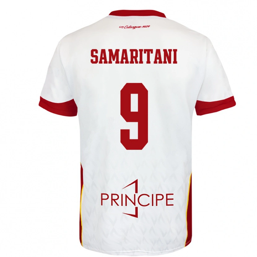 Danxen Damen Cristian Samaritani #9 Weiß Rot Auswärtstrikot Trikot 2025/26 T-Shirt Österreich