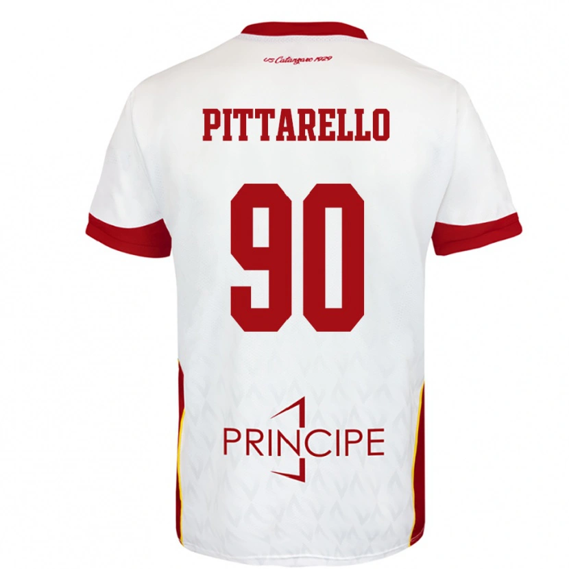 Danxen Damen Filippo Pittarello #90 Weiß Rot Auswärtstrikot Trikot 2025/26 T-Shirt Österreich
