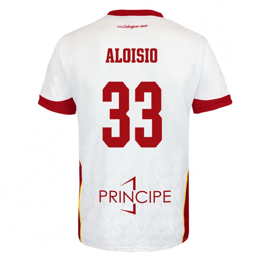 Danxen Damen Cristian Aloisio #33 Weiß Rot Auswärtstrikot Trikot 2025/26 T-Shirt Österreich