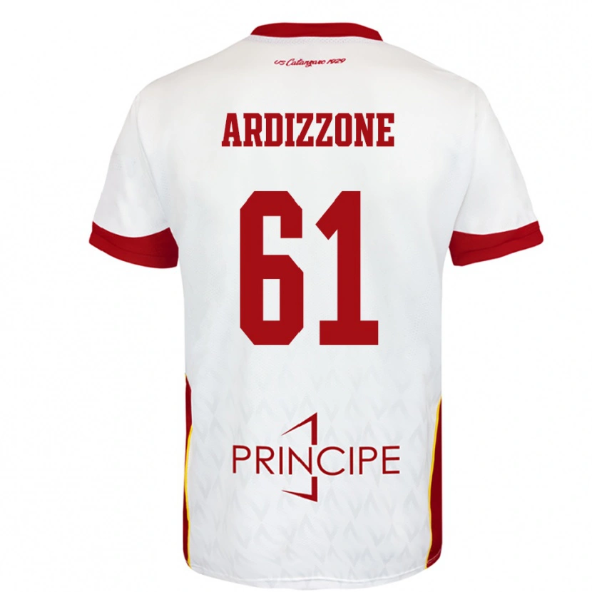 Danxen Damen Simone Ardizzone #61 Weiß Rot Auswärtstrikot Trikot 2025/26 T-Shirt Österreich