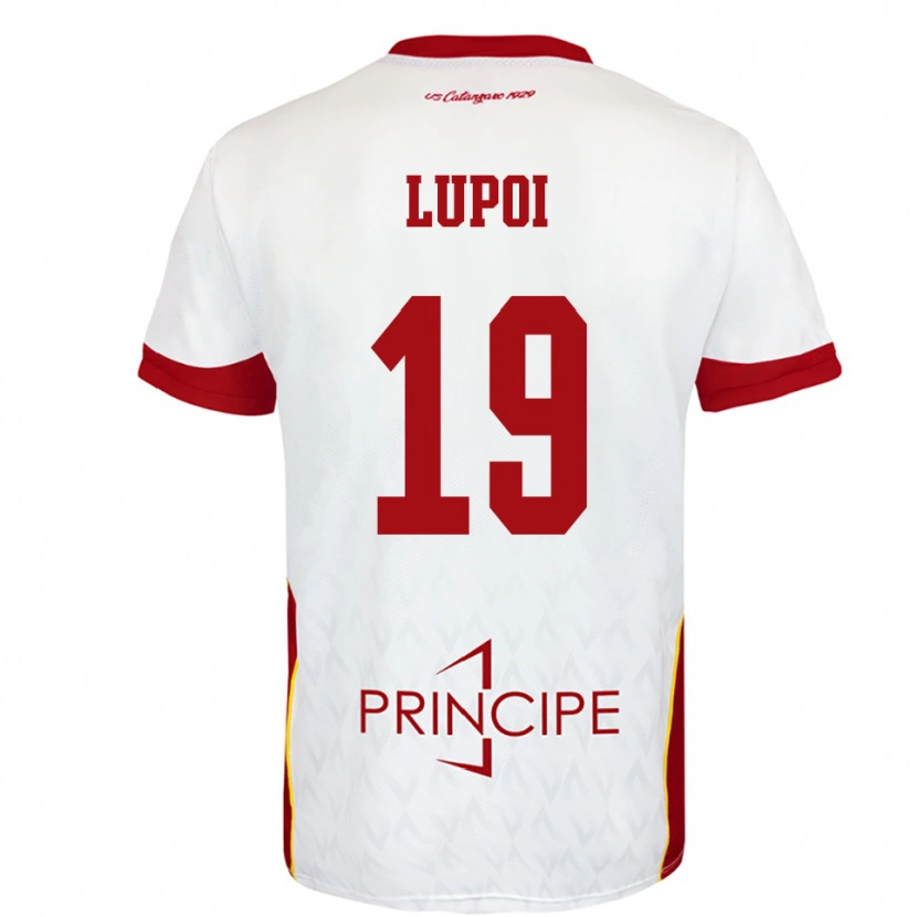 Danxen Damen Daniele Lupoi #19 Weiß Rot Auswärtstrikot Trikot 2025/26 T-Shirt Österreich