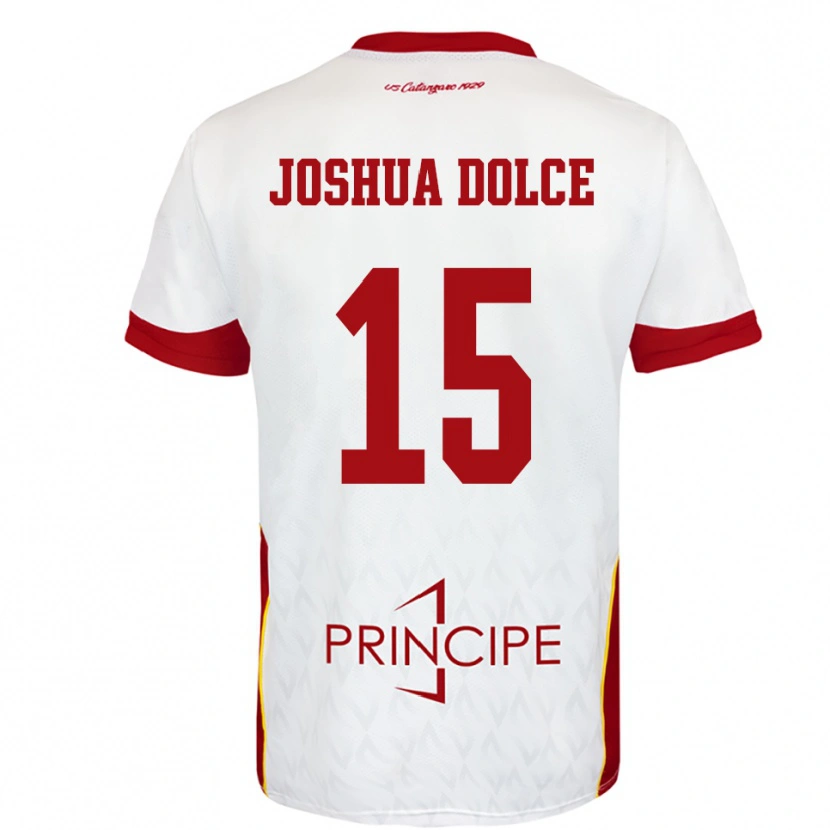 Danxen Damen Dave Joshua Dolce #15 Weiß Rot Auswärtstrikot Trikot 2025/26 T-Shirt Österreich