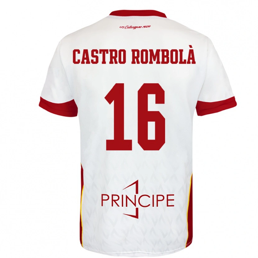 Danxen Damen Carlo Castro Rombolà #16 Weiß Rot Auswärtstrikot Trikot 2025/26 T-Shirt Österreich