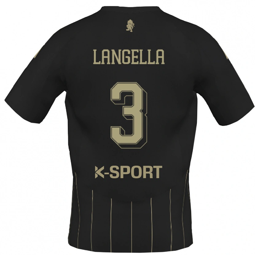 Danxen Damen Matteo Langella #3 Grau Weiß Auswärtstrikot Trikot 2025/26 T-Shirt Österreich